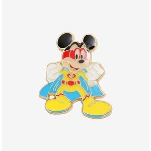 Loungefly Disney Mickey Mouse Hero Costume Halloween Enamel Pin - BNWT